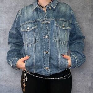 Guess Blue Denim Jean Jacket